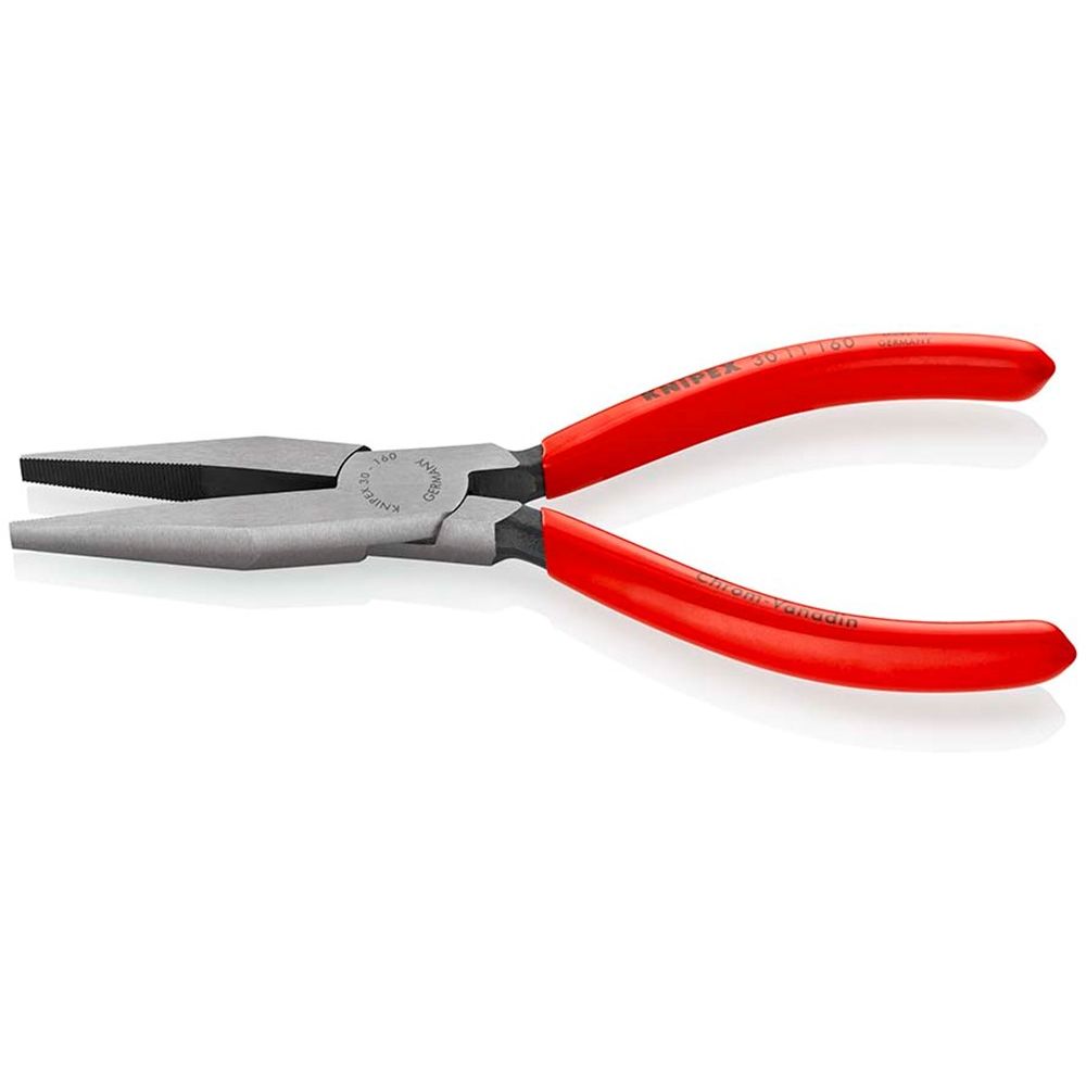 KNIPEX 30 11 160 Langbektang met kunststof bekleed zwart geatramenteerd 160 mm-2