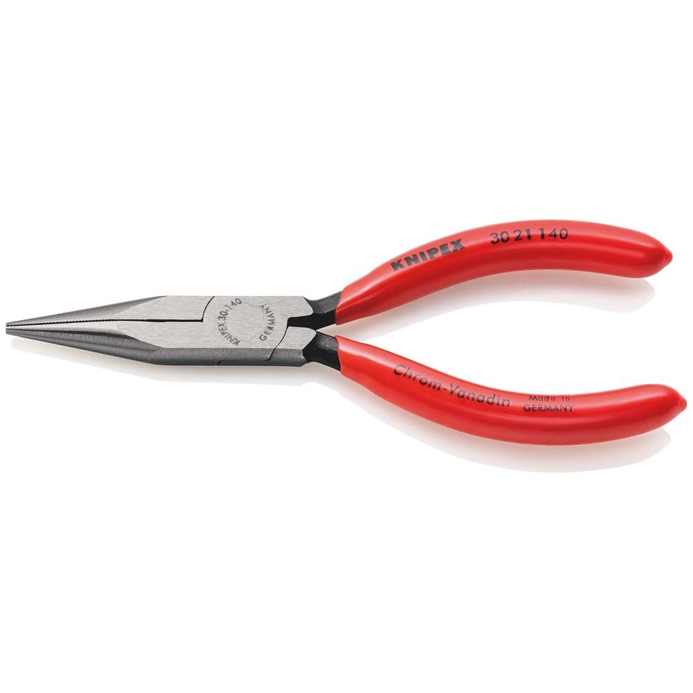 KNIPEX 30 21 140 Langbektang met kunststof bekleed zwart geatramenteerd 140 mm-0