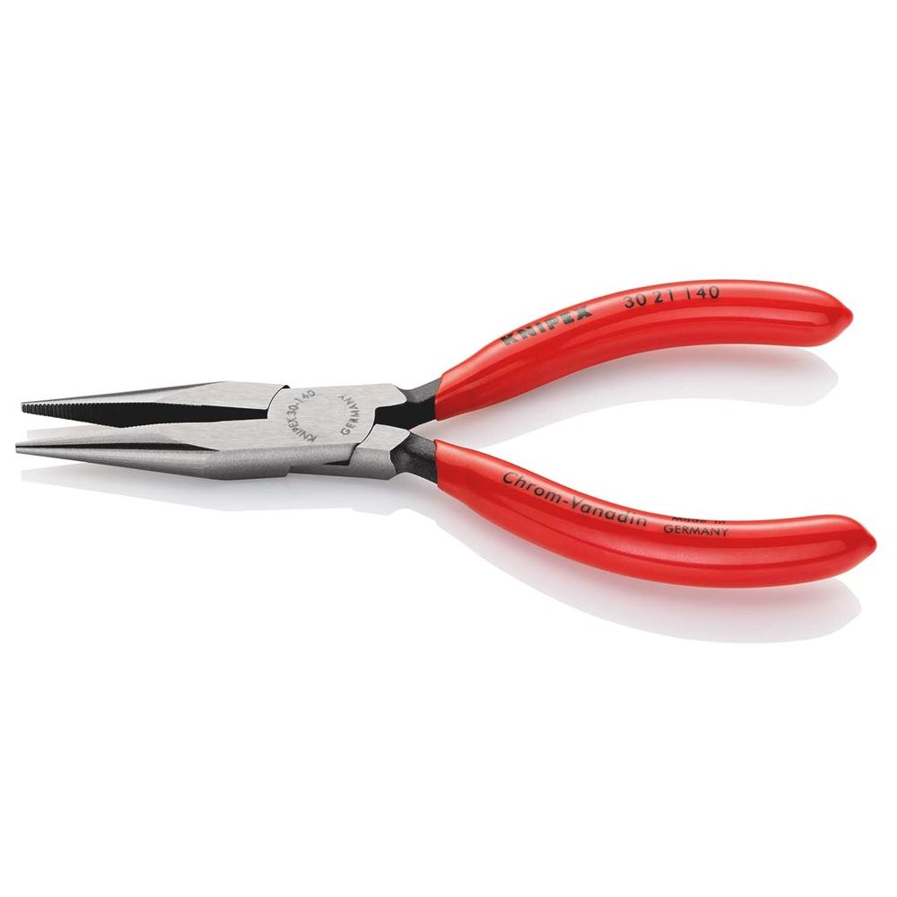 KNIPEX 30 21 140 Langbektang met kunststof bekleed zwart geatramenteerd 140 mm-2