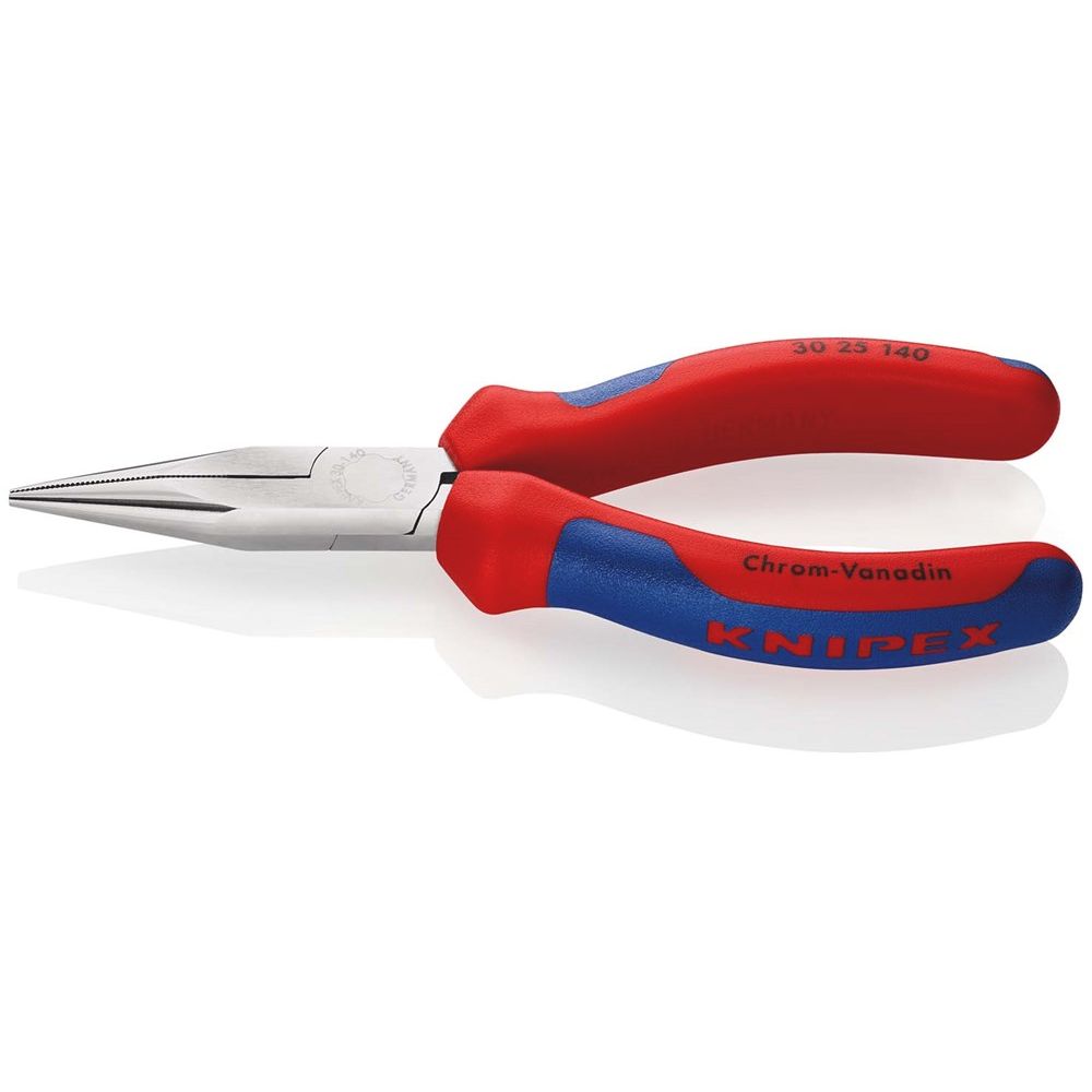 KNIPEX 30 25 140 Langbektang met meer-componentengrepen verchroomd 140 mm-0