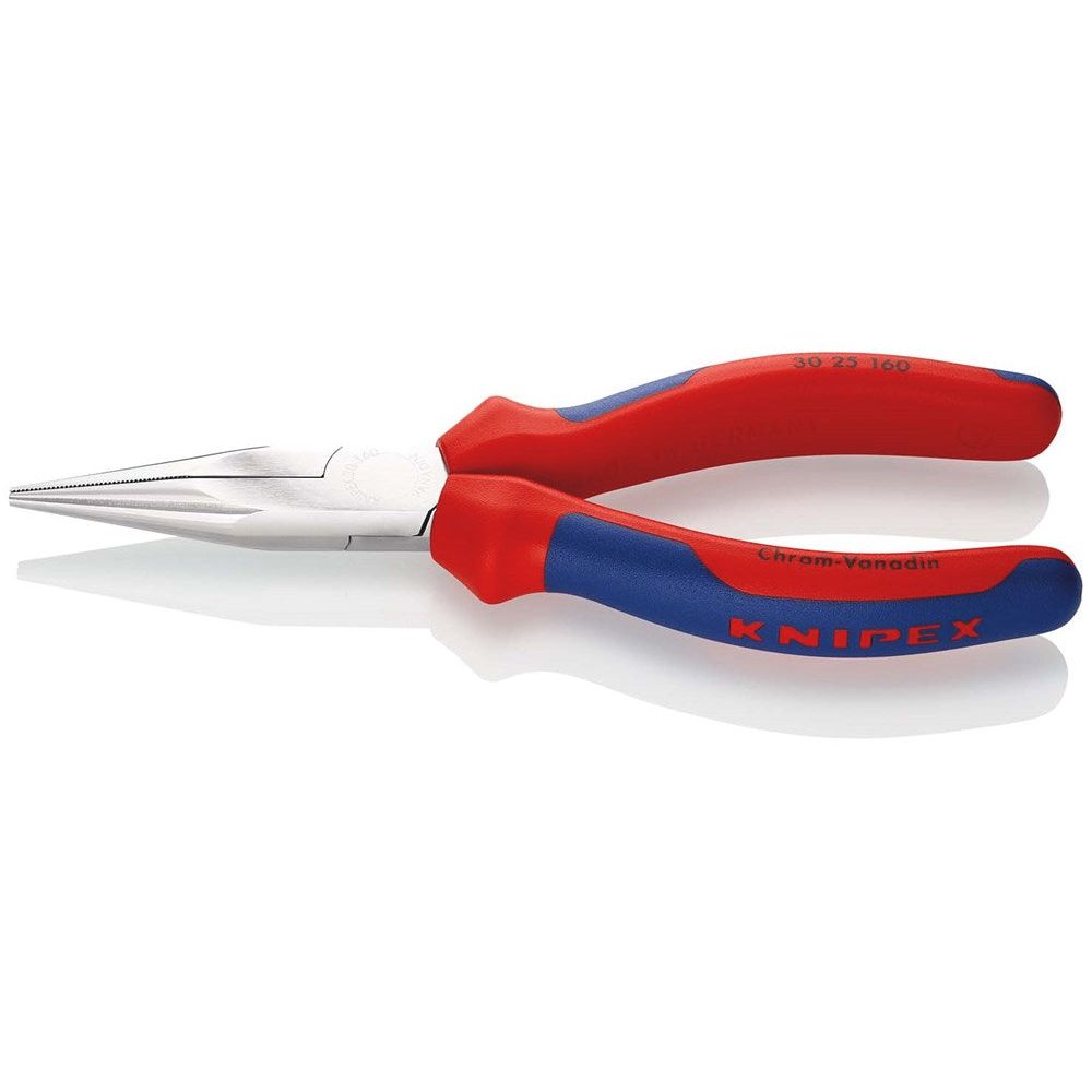 KNIPEX 30 25 160 Langbektang met meer-componentengrepen verchroomd 160 mm-0