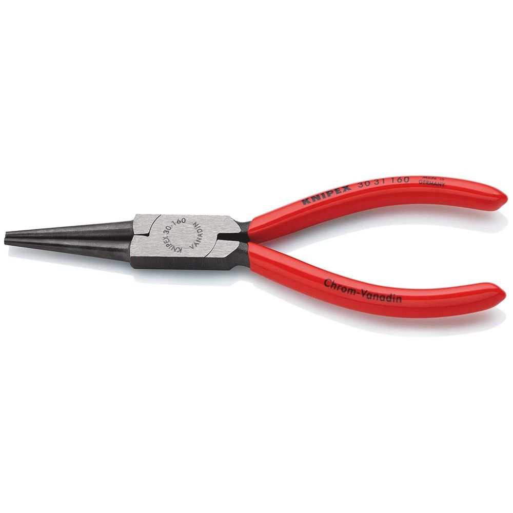 KNIPEX 30 31 160 Langbektang met kunststof bekleed zwart geatramenteerd 160 mm-1