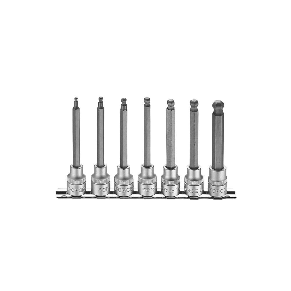 3/8" Bit doppenset kogelinbus 7 delig