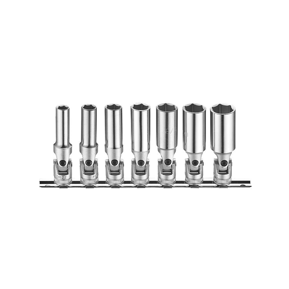 3/8" Doppenset 6-kant SAE 9-delig