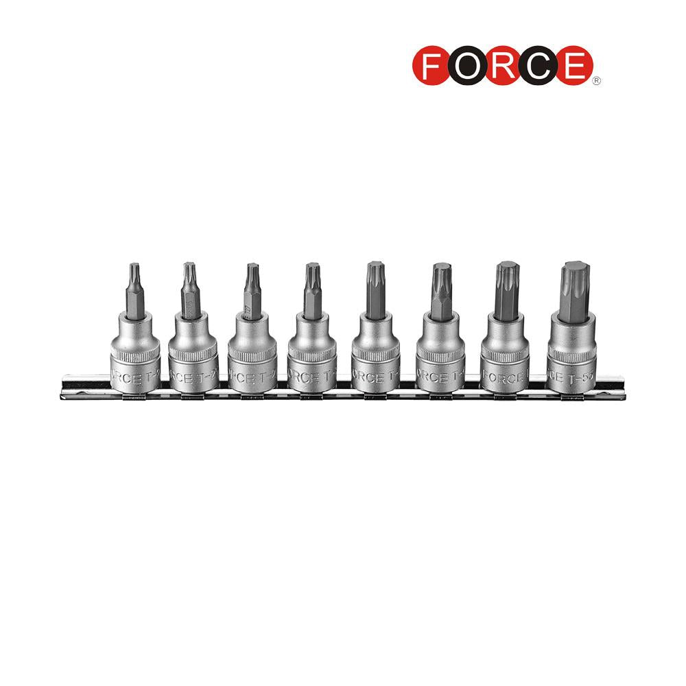 8-delige 3/8" aansluiting Torx bitdoppenset