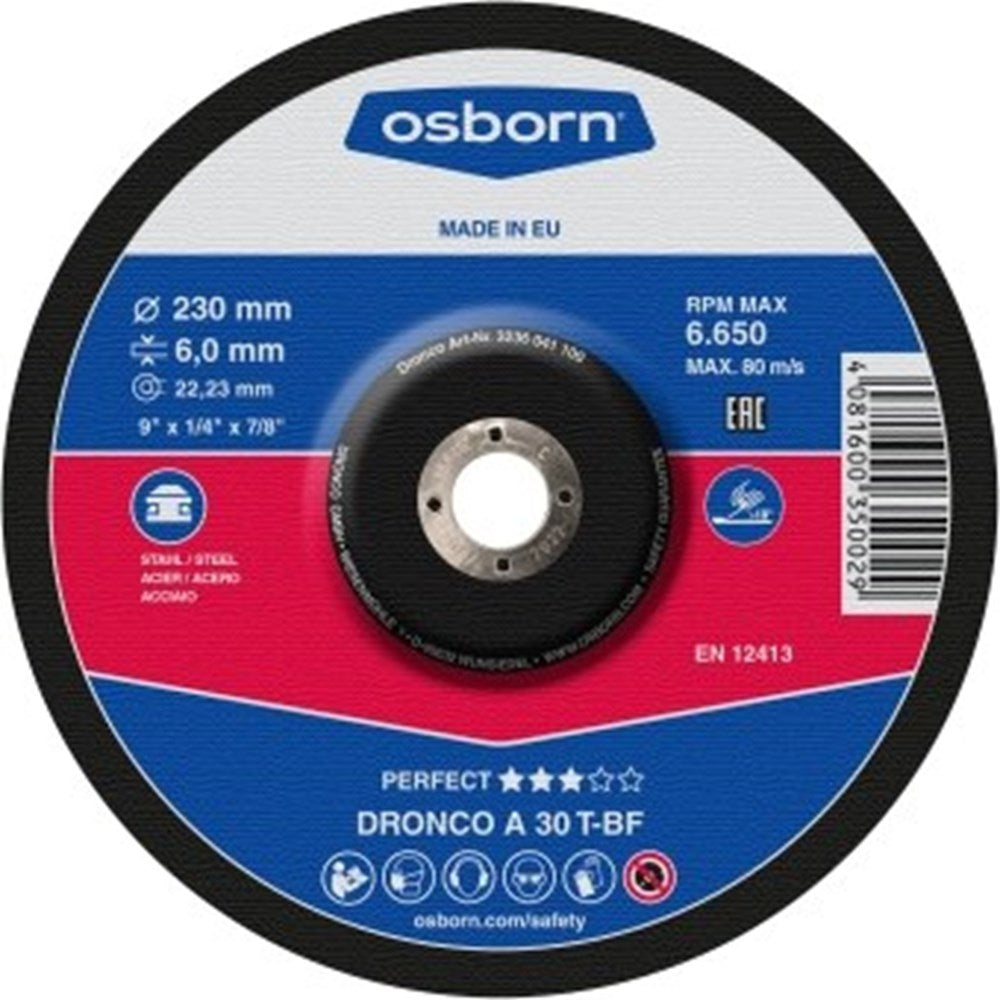 Afbraamschijf 180x6x22mm staal-0