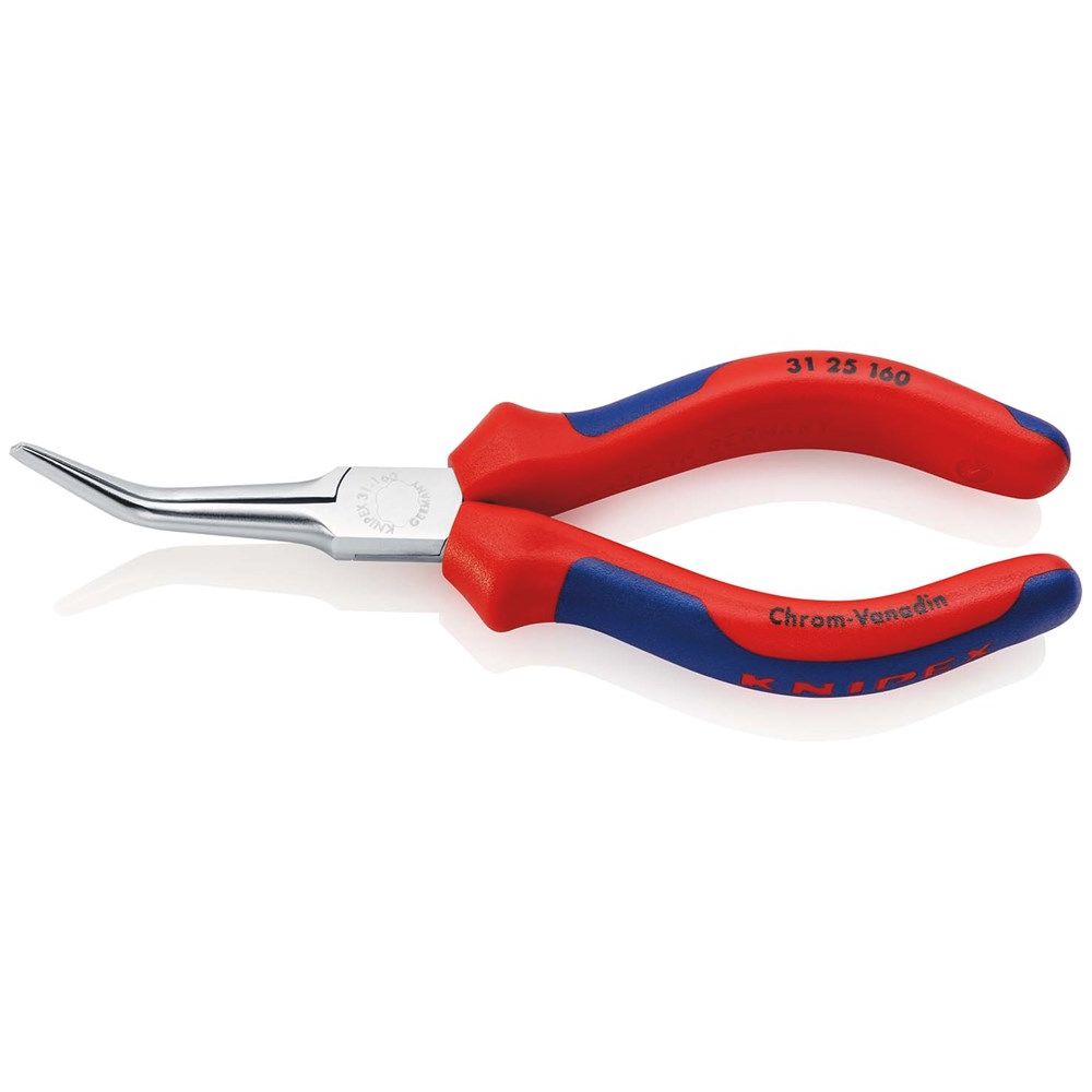 KNIPEX 31 25 160 Grijptang (naaldtang) met meer-componentengrepen verchroomd 160 mm-0