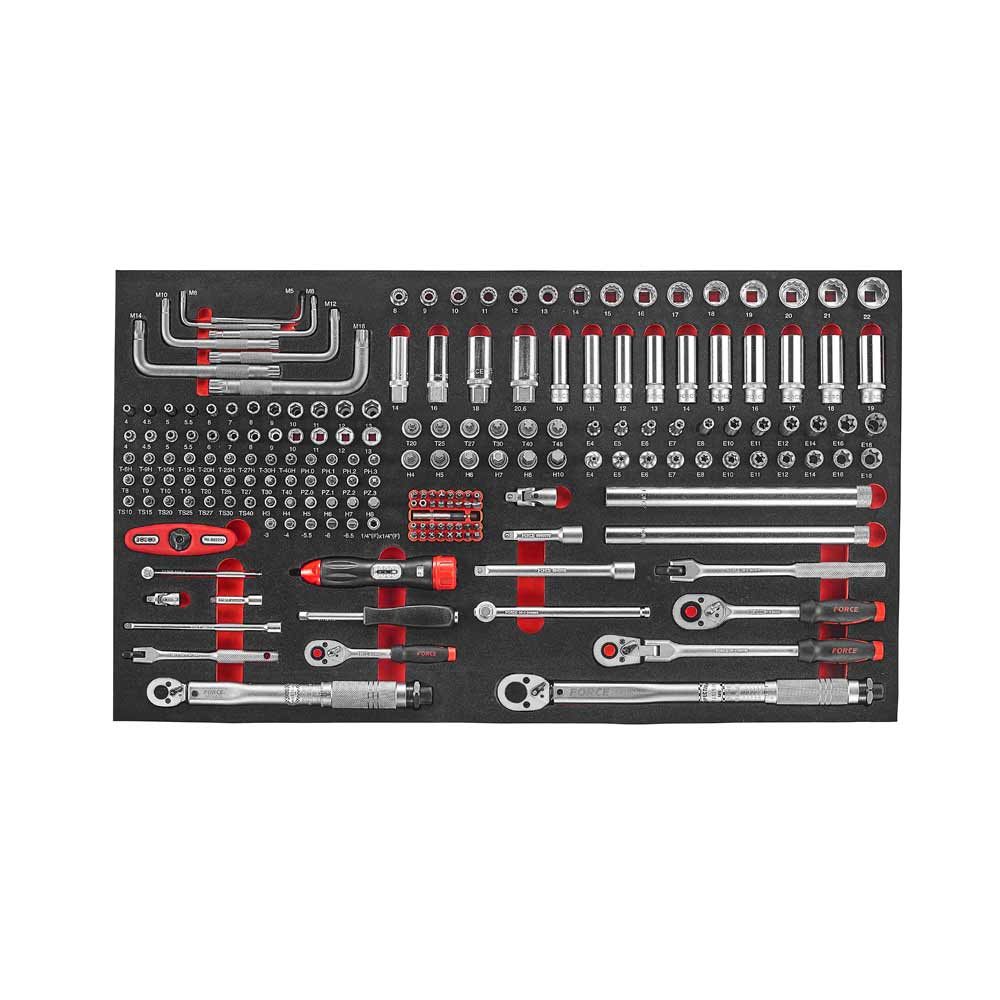 192-delige 1/4" & 3/8" Dopsleutel Combinatie Set (10318 EVA)
