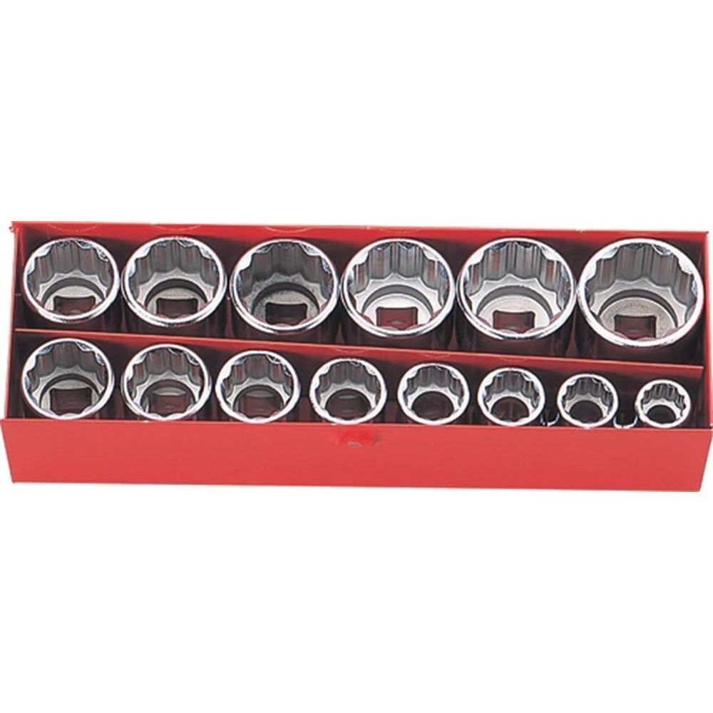 14-dlg. set 3/8"handdoppen 12knt-0