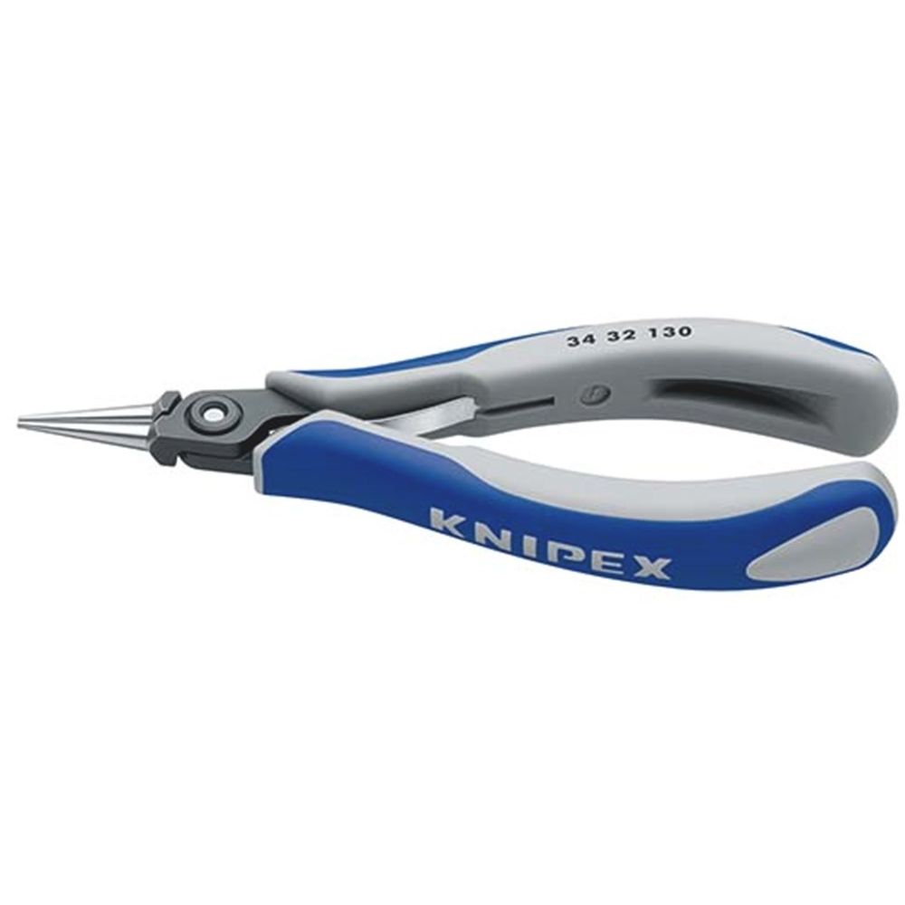 KNIPEX 34 32 130 Precisie elektronicatang met meer-componentengrepen gebruineerd 135 mm-0