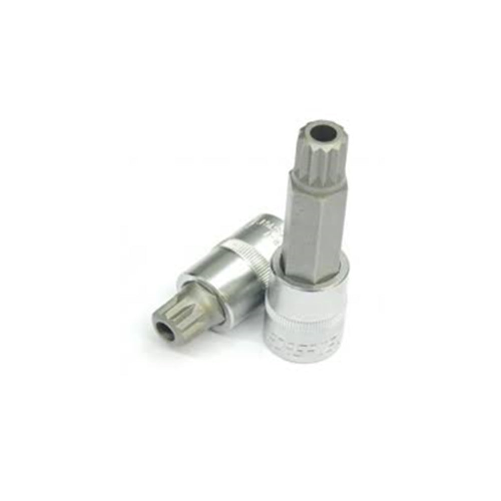 1/2" veeltand dopsleutel met gat M16