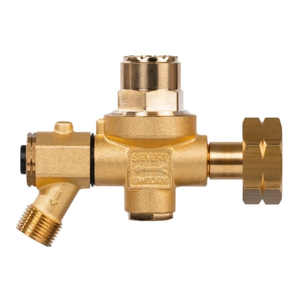 Sievert Slangbreuk- en reduceerventiel 2 bar Shell