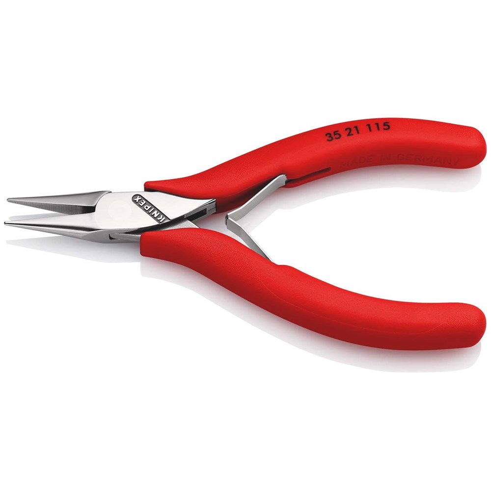 KNIPEX 35 21 115 Elektronica-grijptang met anti-slip kunststof bekleed 115 mm-2