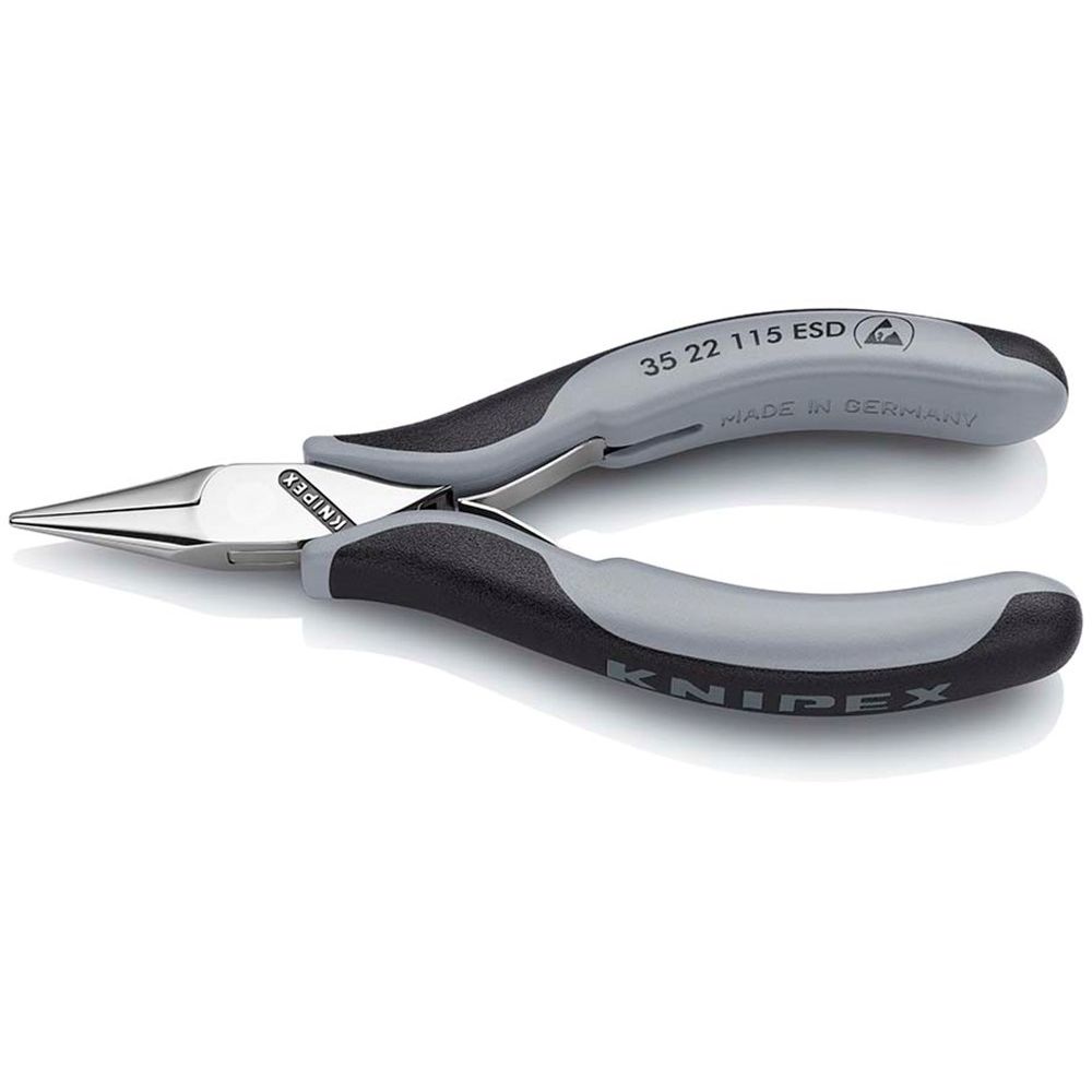 KNIPEX 35 22 115 ESD Elektronica-grijptang ESD met meer-componentengrepen 115 mm-0