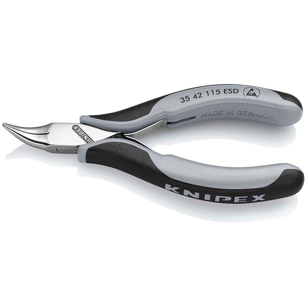 KNIPEX 35 42 115 ESD Elektronica-grijptang ESD met meer-componentengrepen spiegelgepolijst 115 mm-0
