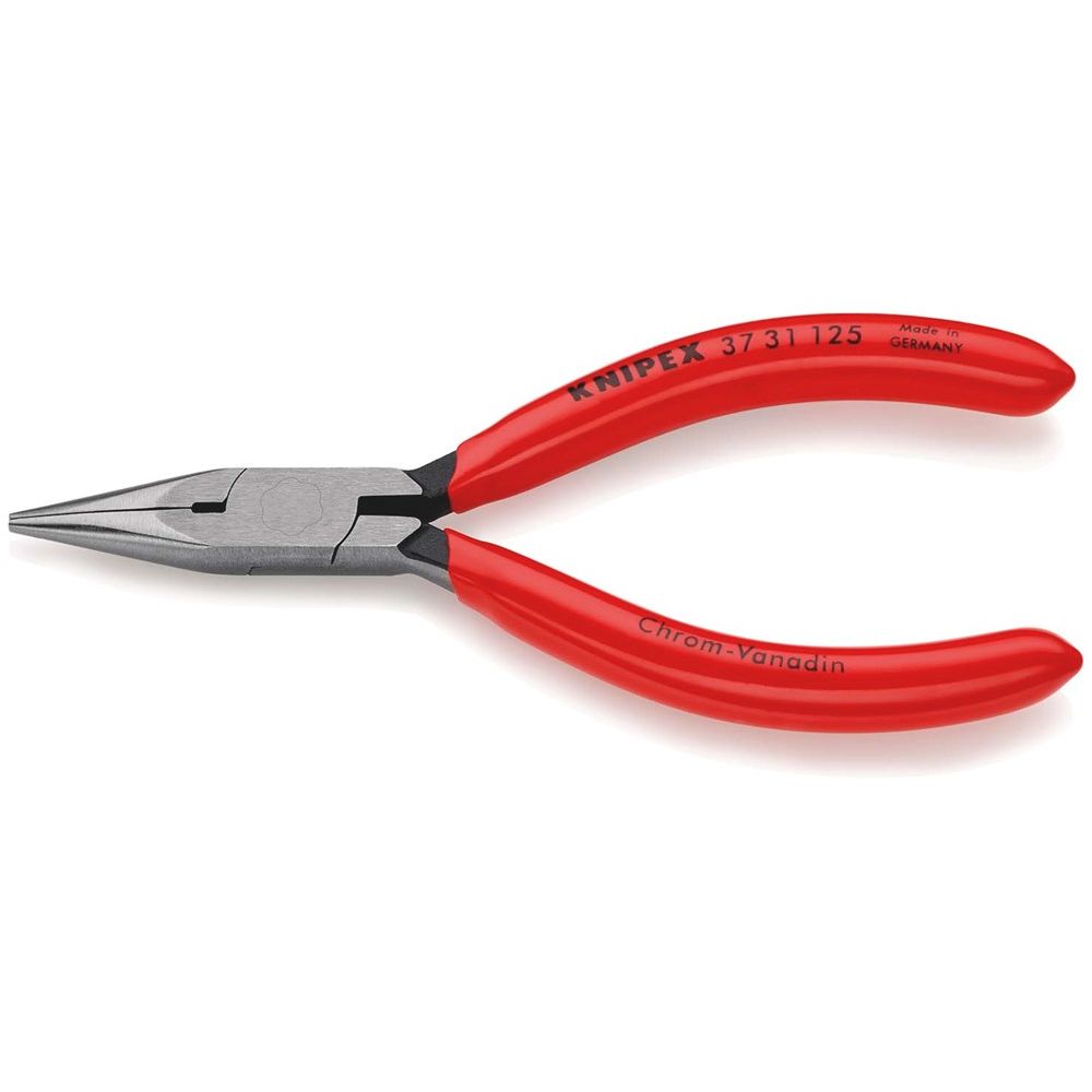KNIPEX 37 31 125 Grijptang voor fijnmechanica met kunststof bekleed zwart geatramenteerd 125 mm-0