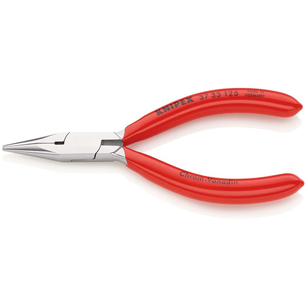 KNIPEX 37 33 125 Grijptang voor fijnmechanica met kunststof bekleed verchroomd 125 mm-1