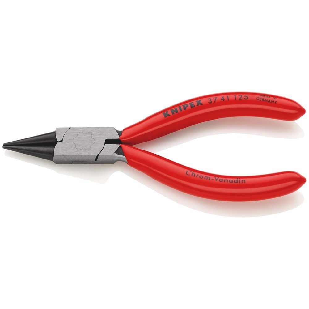 KNIPEX 37 41 125 Grijptang voor fijnmechanica met kunststof bekleed zwart geatramenteerd 125 mm-0
