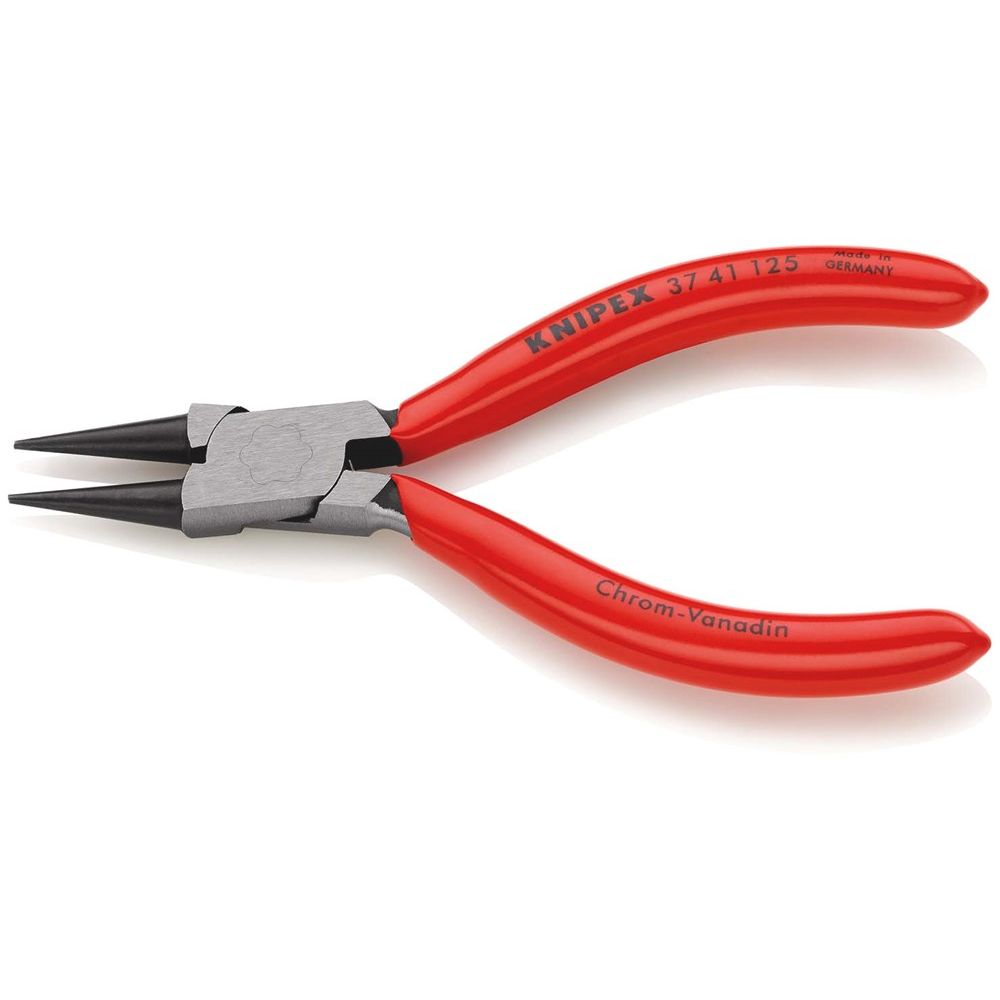 KNIPEX 37 41 125 Grijptang voor fijnmechanica met kunststof bekleed zwart geatramenteerd 125 mm-2