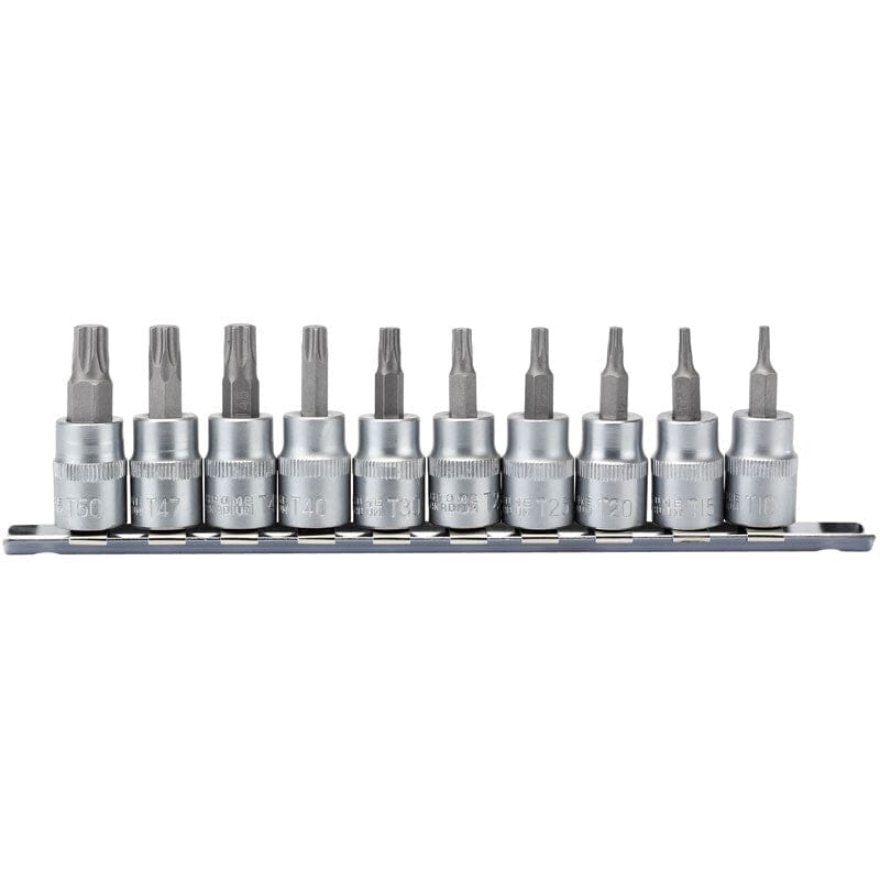 3/8" Doppenrail torx plus, 10dlgDraper ToolsMZS Gereedschap