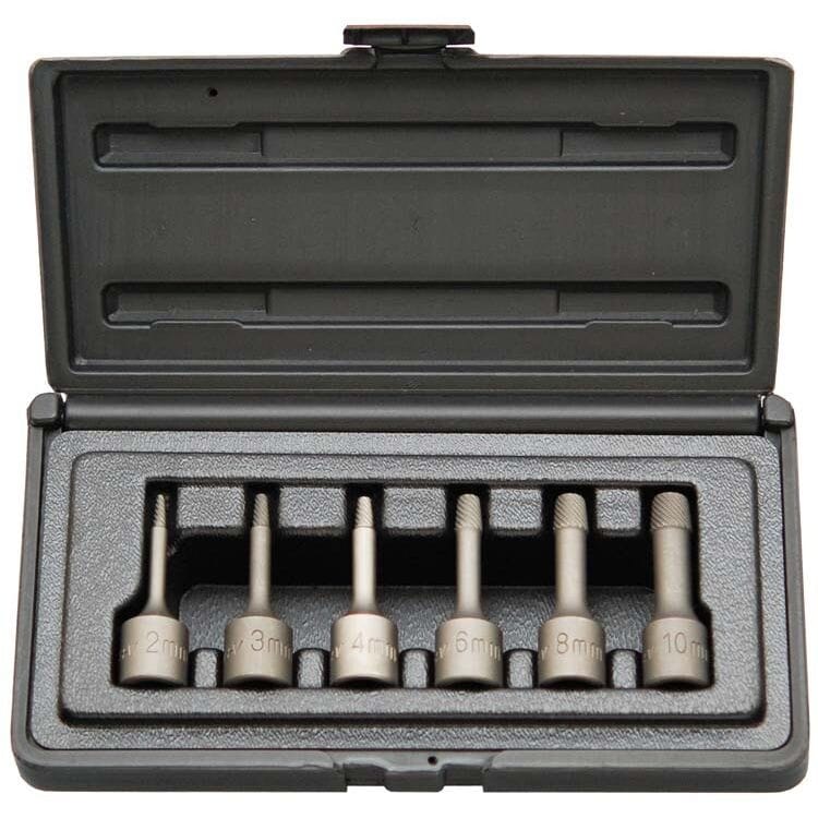 3/8" Spiraal doppenset, 6dlg, ext.Steiner AirtoolsMZS Gereedschap