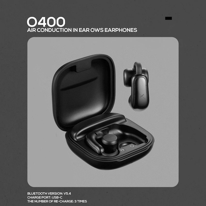 VolkanoX O400 Open-ear oordopjes – Zwart