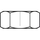 Zeskantmoer M6,0 DIN 934