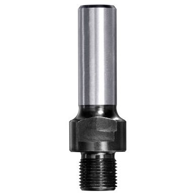 Reduceerstuk voor Binnendraad M12 naar Schacht 12 mm, L1=45 mm