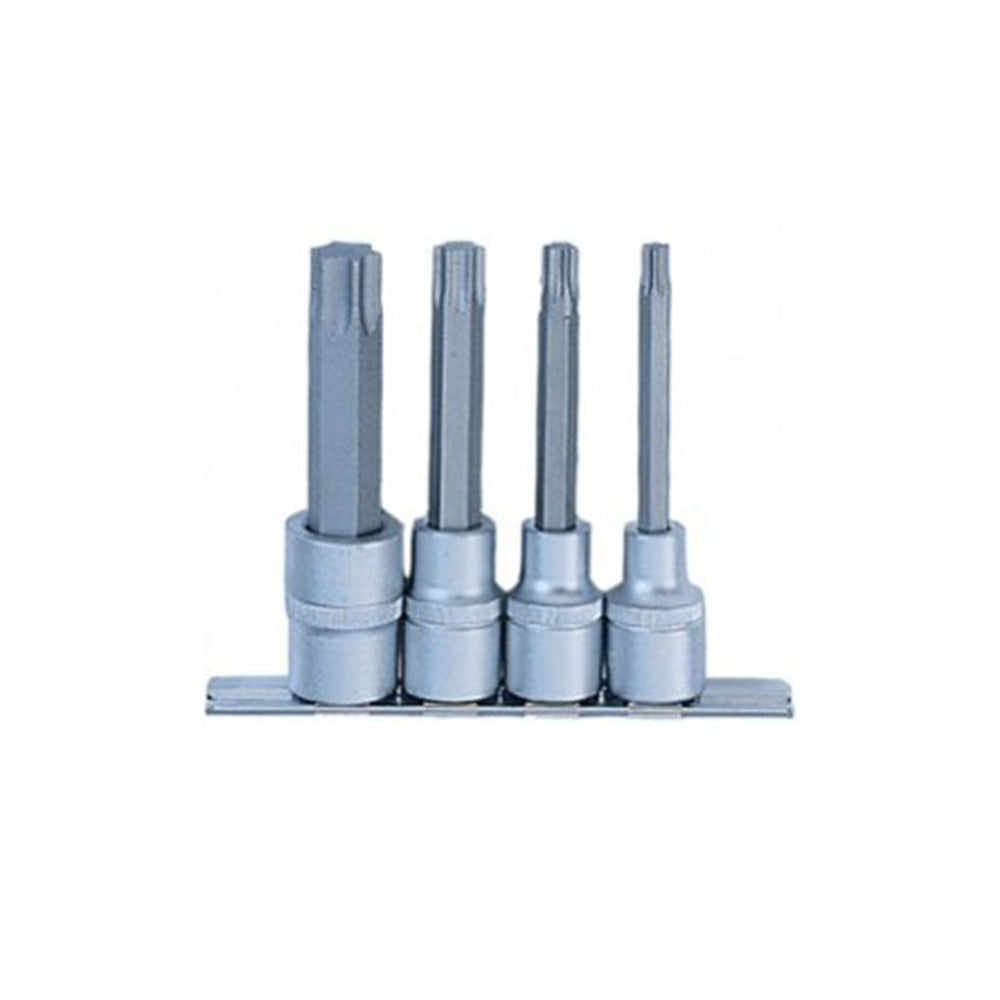 4pc 1/2 star socket bit