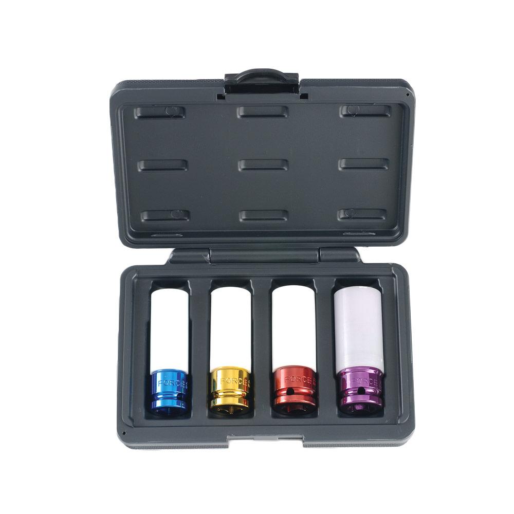 1/2" Krachtdoppenset 4 delig