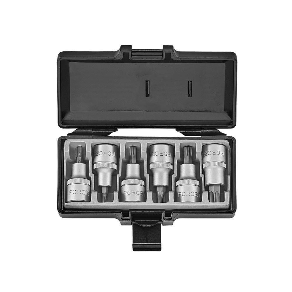Force 4062 1/2 Bit doppenset Torx 6 delig