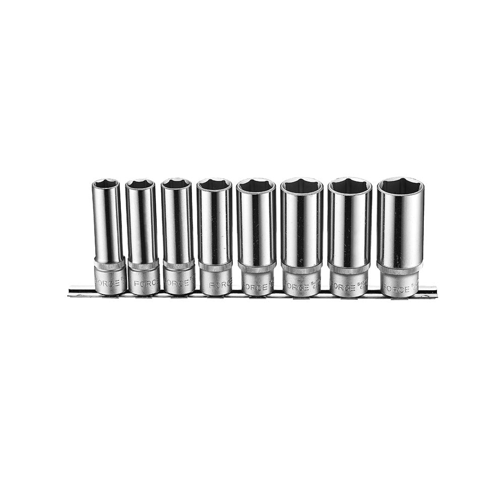 Force 4082-9 1/2" Doppenset lang 12-kant 8 delig