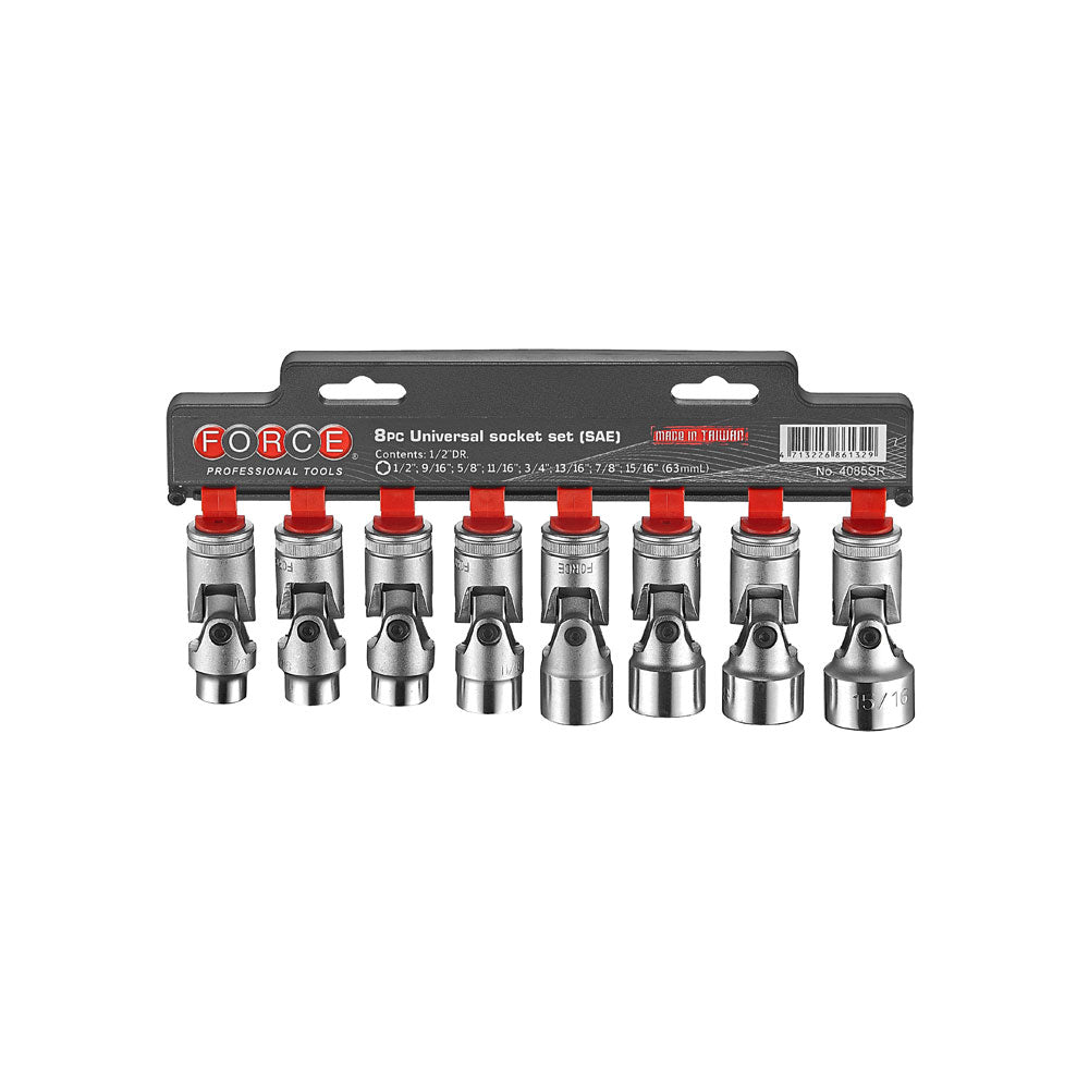 8pc 1/2"DR. Universal socket (SAE)