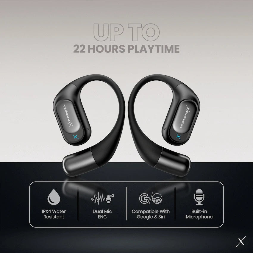 VolkanoX O300 Open-ear oordopjes – Zwart