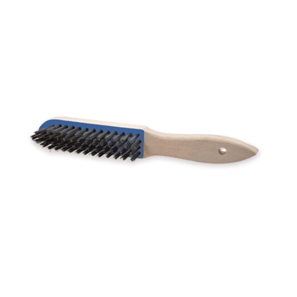 Handborstel 0,30mm 3 rijen RVS-0
