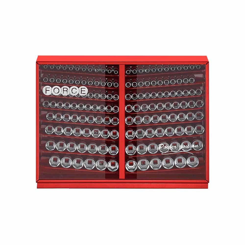 153pc 1/2"DR. 6pt. Flank socket set (SAE)