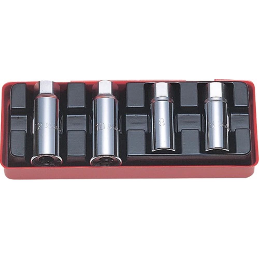 4 delige set draadeinduitdr.-0