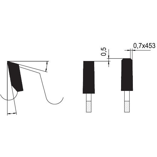 Solution Zaagblad Ø 520 mm, asgat 60 mm, B=4,80 mm, Z=72 TT Pos., HW