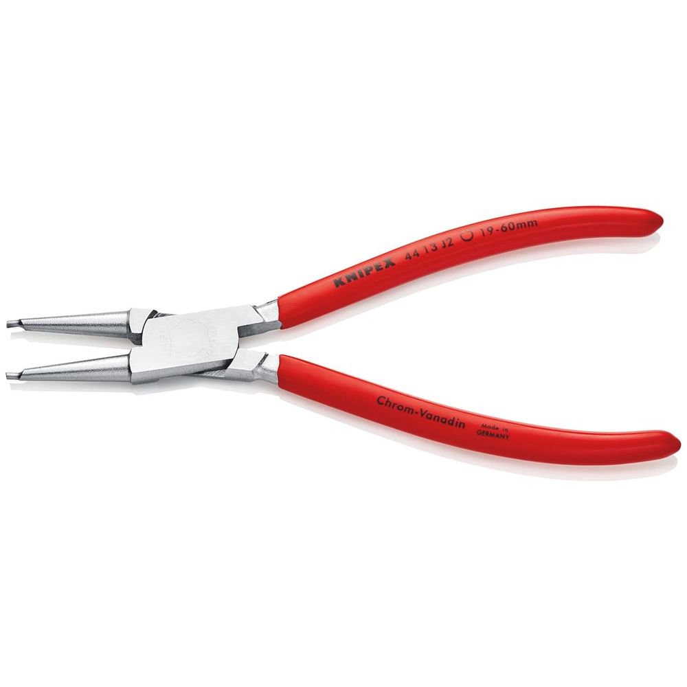 KNIPEX 44 13 J2 Borgveertang voor binnenringen in boringen met kunststof bekleed verchroomd 180 mm-2