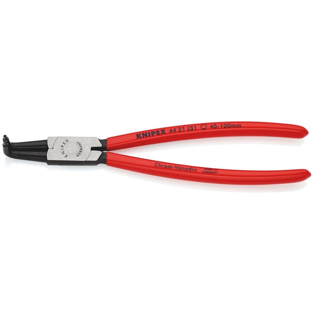 KNIPEX 44 21 J31 Borgveertang voor binnenringen in boringen met kunststof bekleed zwart geatramentee-0