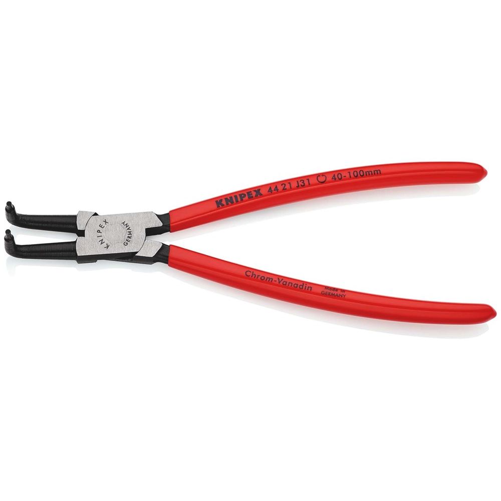 KNIPEX 44 21 J31 Borgveertang voor binnenringen in boringen met kunststof bekleed zwart geatramentee-2