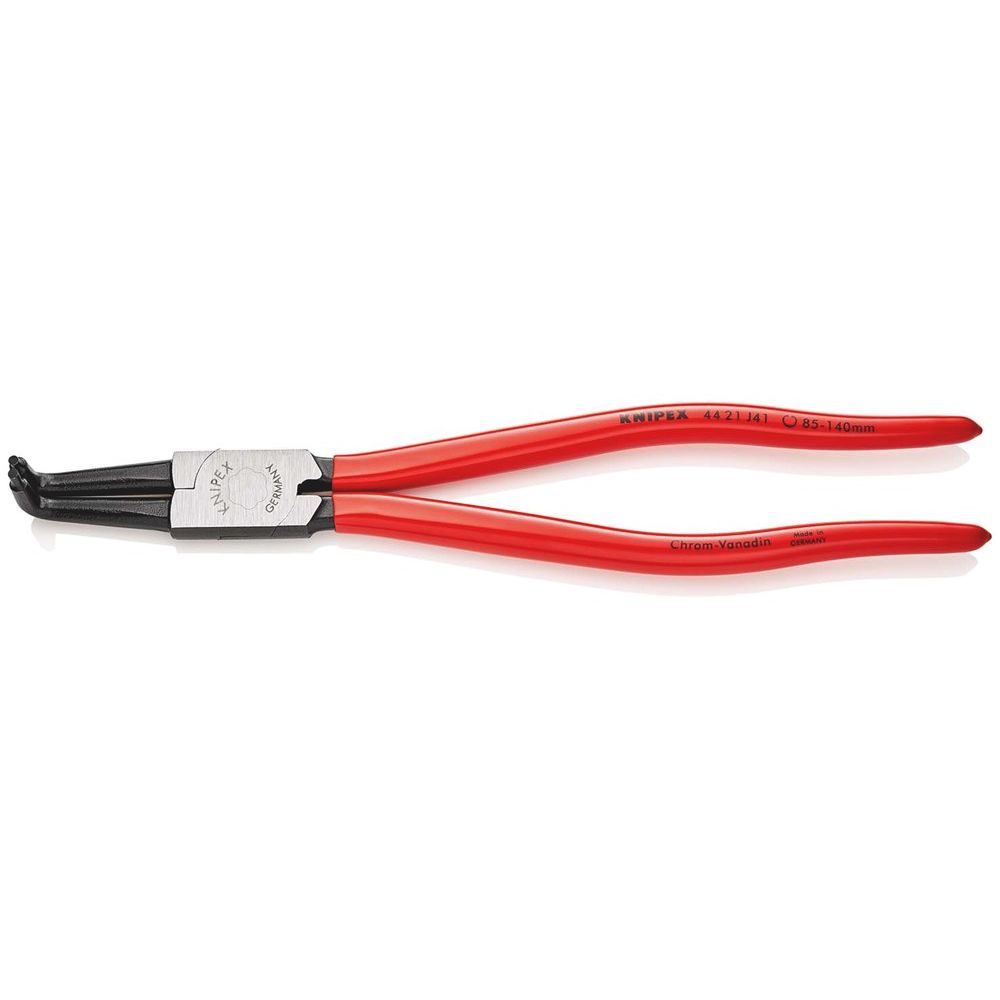 KNIPEX 44 21 J41 Borgveertang voor binnenringen in boringen met kunststof bekleed zwart geatramentee-1