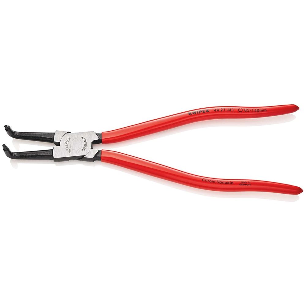 KNIPEX 44 21 J41 Borgveertang voor binnenringen in boringen met kunststof bekleed zwart geatramentee-2