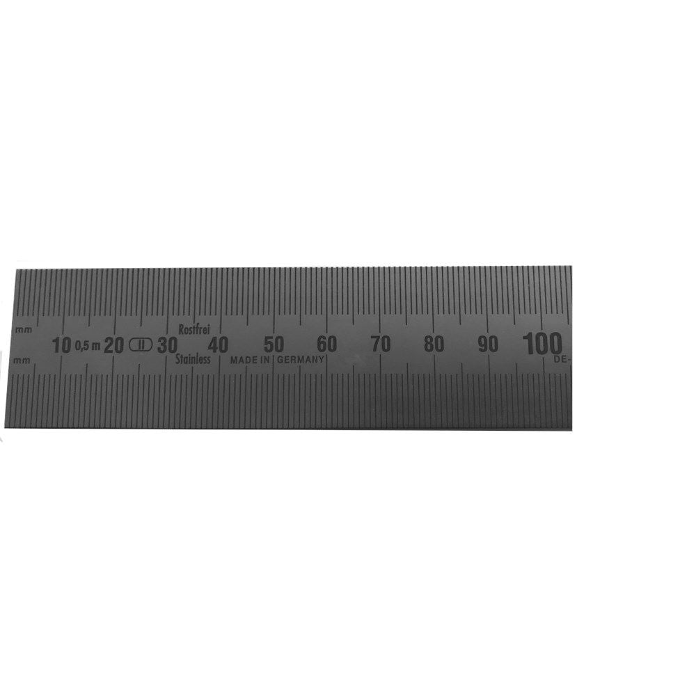 Liniaal 500x30x1,0mm RvS, enkelzijdig-2