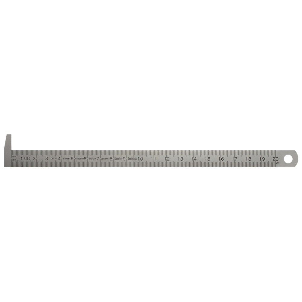 Biegsame Mastabe DIN 2004/22/EGII mattverchr. mm+1/2mm, doppels.rostfrei-2