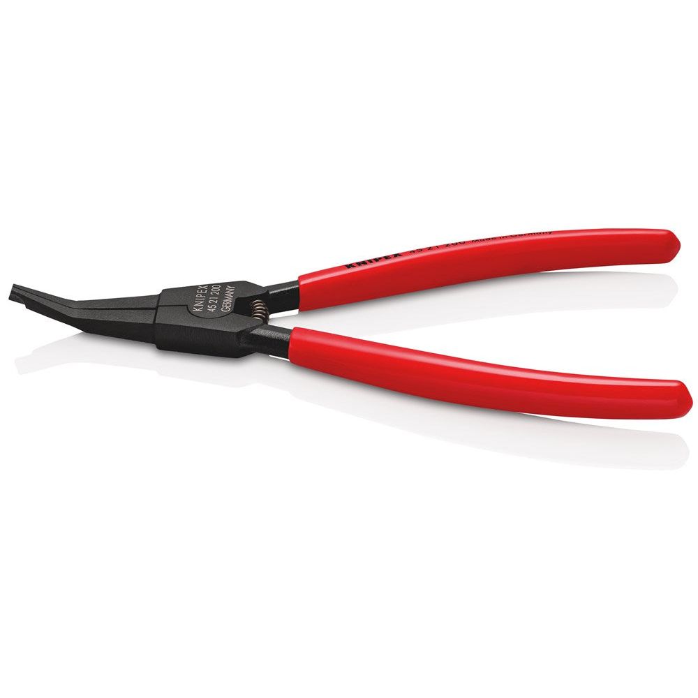 KNIPEX 45 21 200 Montagetangen voor veerringen op assen met kunststof bekleed gebruineerd 200 mm-2