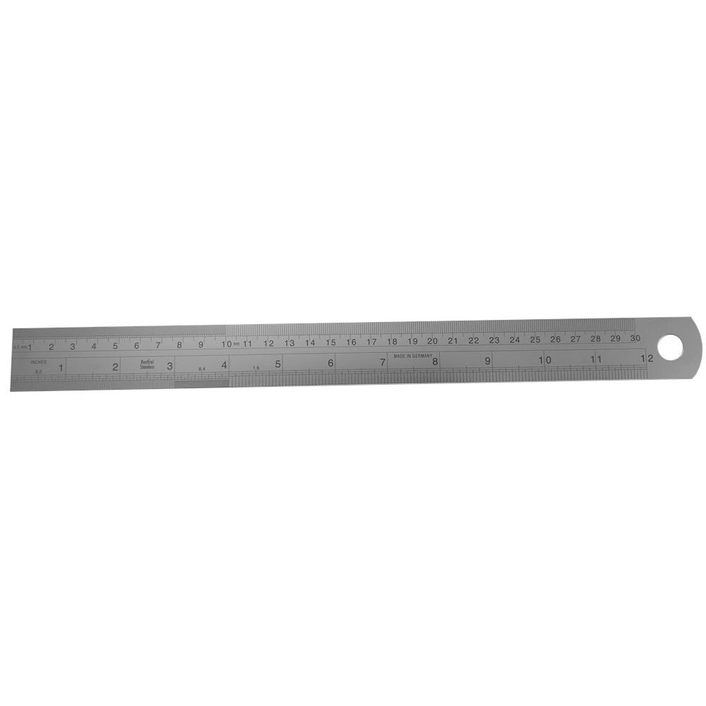 Liniaal 1000x30x1,0mm RvS, DIN 2004/22/II-0
