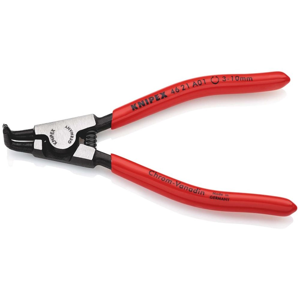 KNIPEX 46 21 A01 Borgveertang voor buitenringen op assen met kunststof bekleed zwart geatramenteerd-0