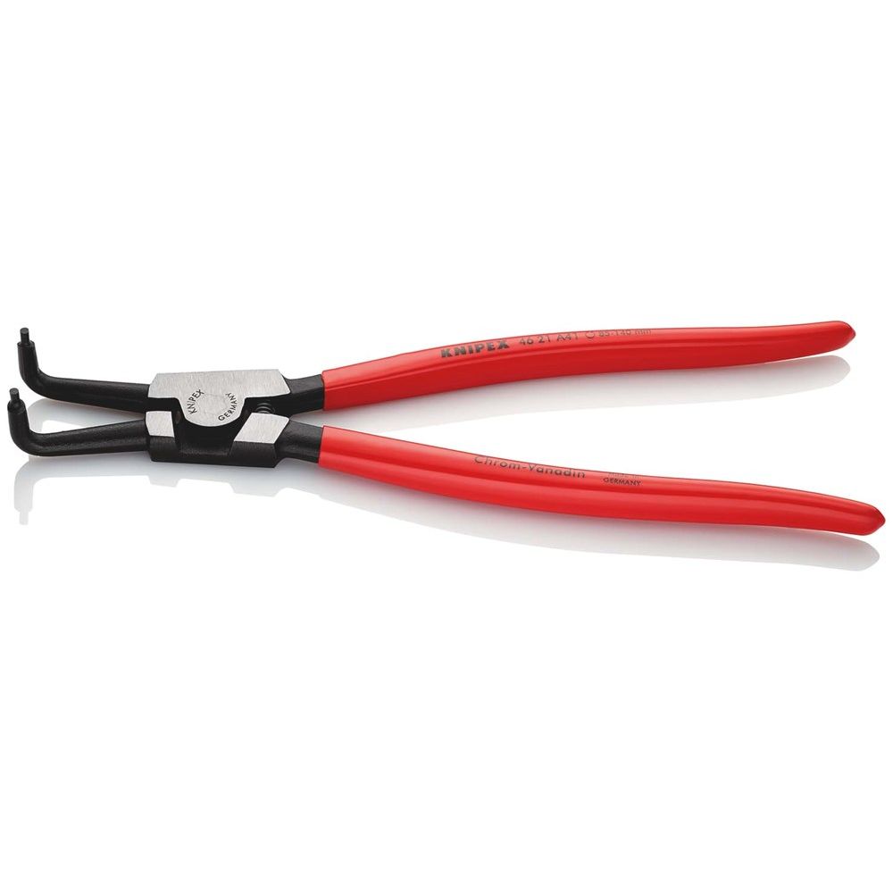 KNIPEX 46 21 A41 Borgveertang voor buitenringen op assen met kunststof bekleed zwart geatramenteerd-2