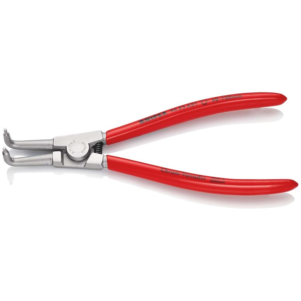 KNIPEX 46 23 A31 Borgveertang voor buitenringen op assen met kunststof bekleed verchroomd 200 mm-2